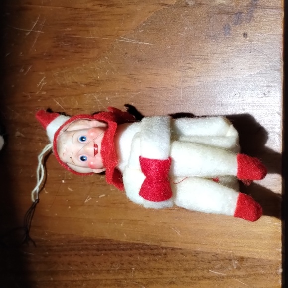 2pc ornaments felt elf and Xmas tree car nwt - Picture 6 of 10